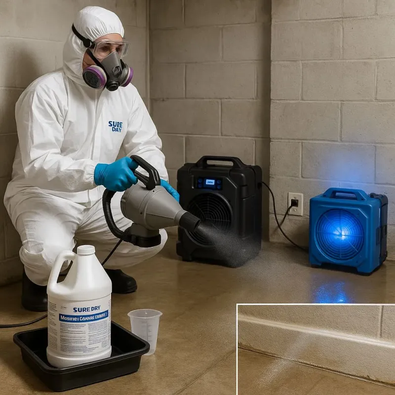 Sanitization and Odor Removal process in Baldwin, FL