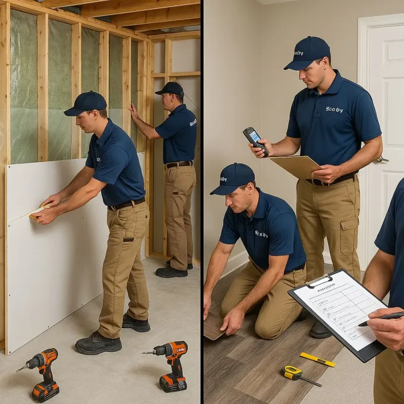 Repairs and Reconstruction process in Baldwin, FL